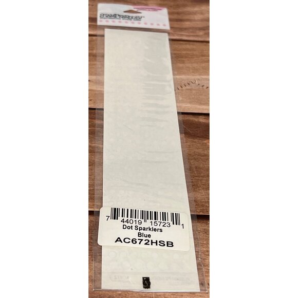 HTF RARE Stampendous! Class a'Peel Dot Sparklers Stickers Blue AC672HSB - Picture 4 of 4